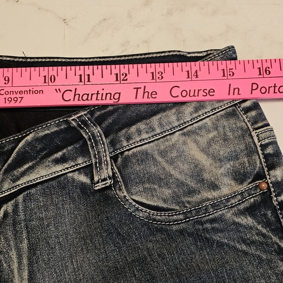 Sunrise Premium Denim 13/30 Jeans Distressed Wash Skinny Fit - Picture 6 of 9